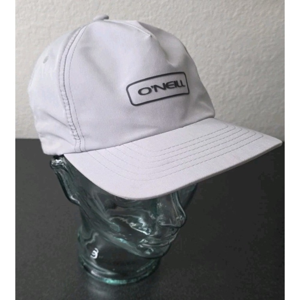 O'NEILL Hybrid Mens Snapback Hat Cap Gray Quick Dry Casual Surf Beach